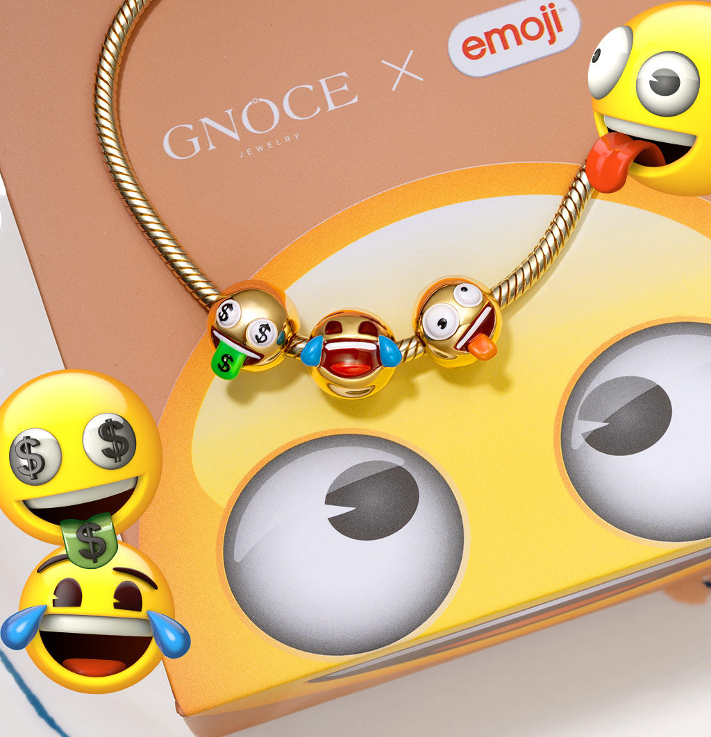 Gnoce emoji Laughing with Tears Face Charm_3