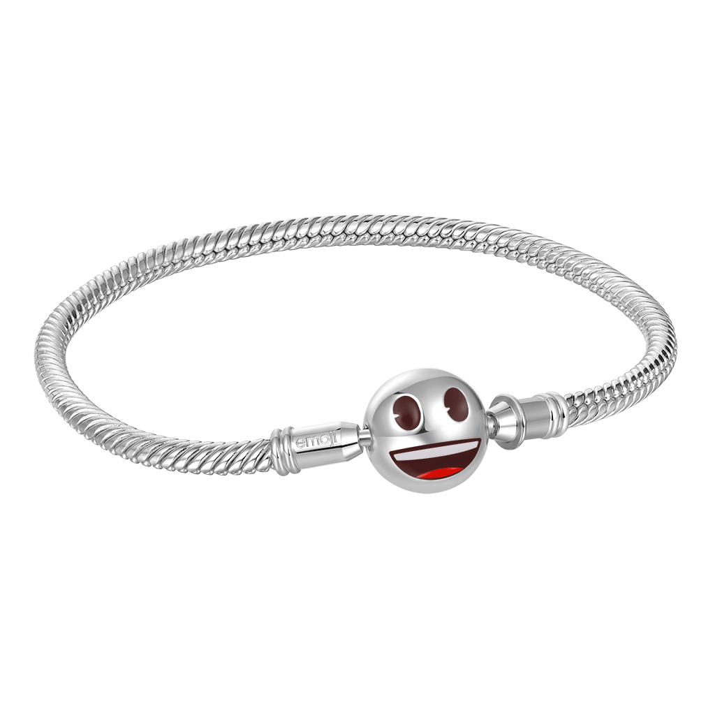 Gnoce emoji Smiling Face & Crying Face Basic Bracelet_3