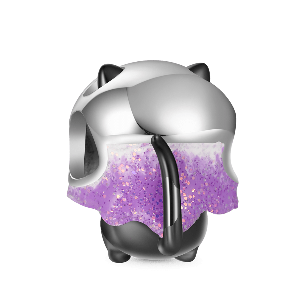 Gnoce Double-layer Cute Black Cat Charm_2