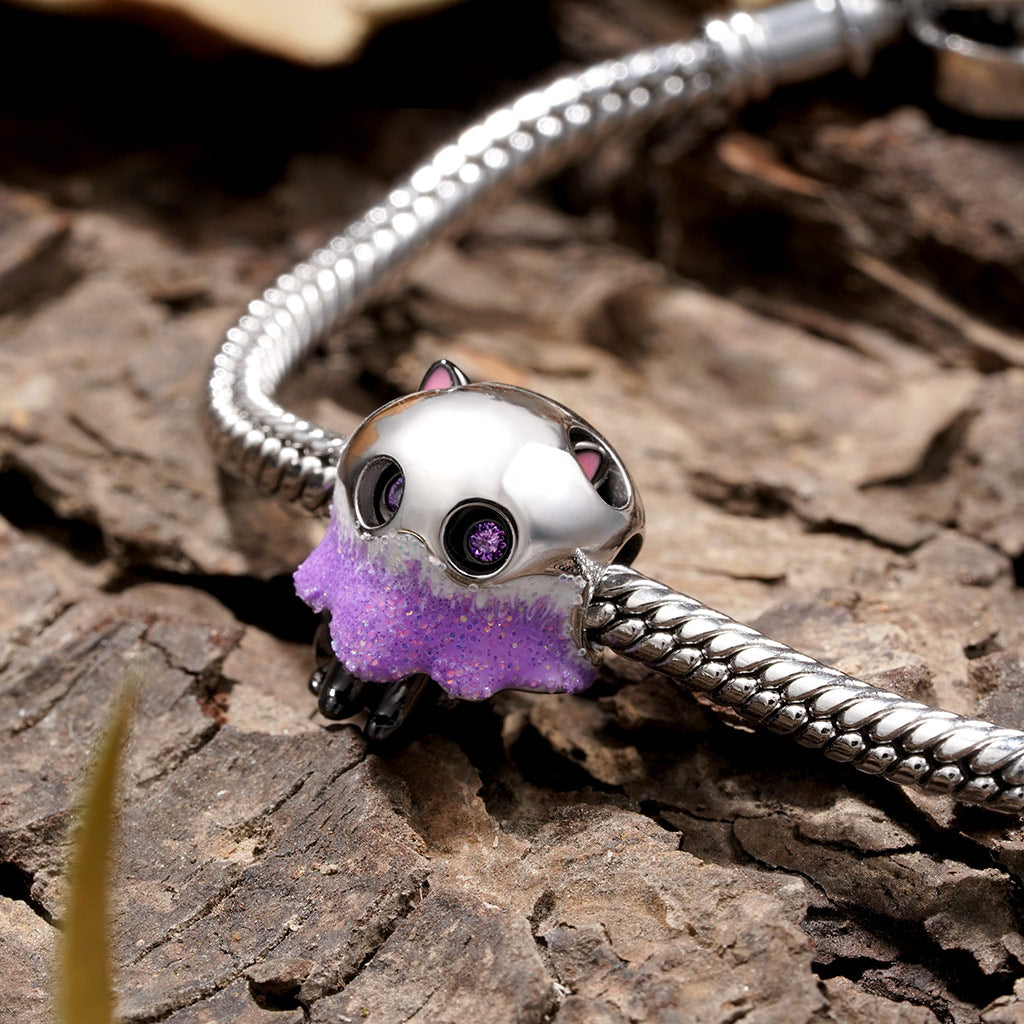 Gnoce Double-layer Cute Black Cat Charm_5