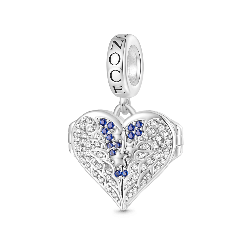 Gnoce Openable Heart Wings Engravable Pendant Dangle Charm_3