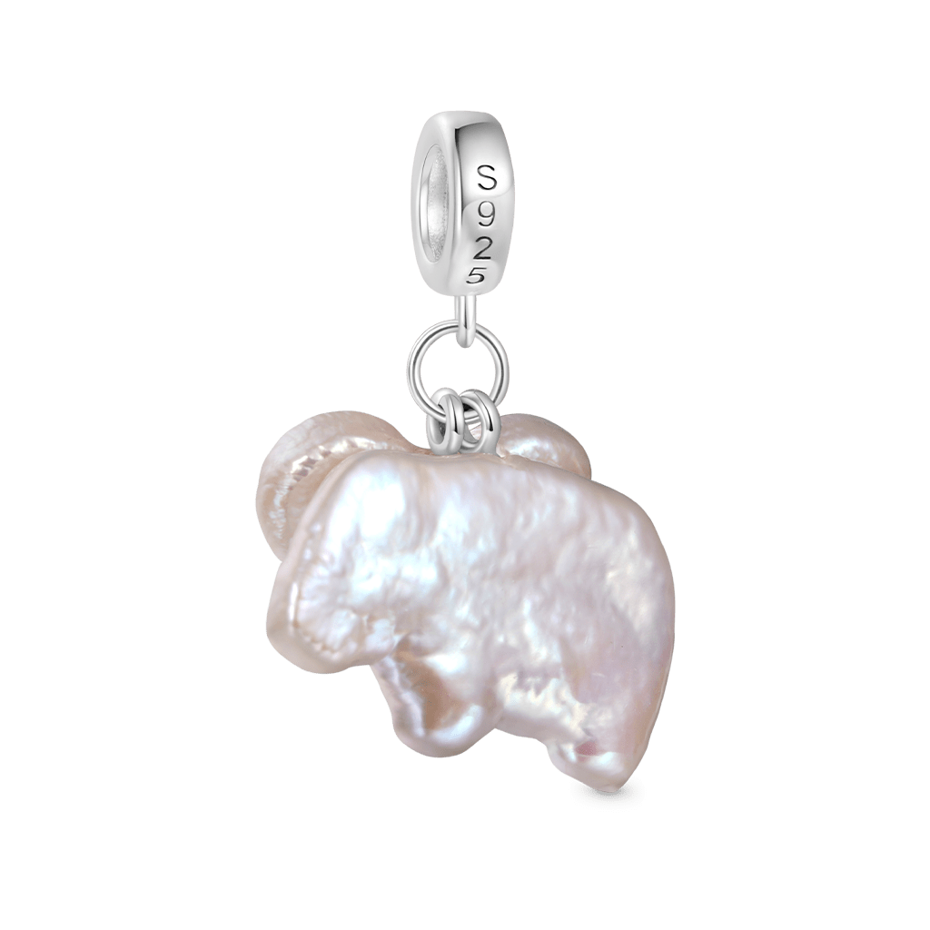 Gnoce Natural Butterfly Small Animal Pearls Pendant Dangle Charm_3