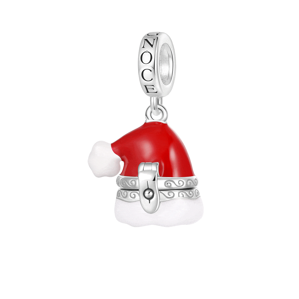 Gnoce Openable Santa Hat Elk Pendant Dangle Charm_1