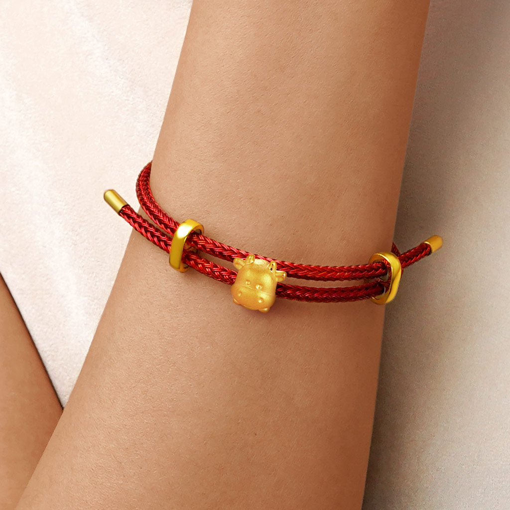 Gnoce Gold Guardian Cow Lucky Charm_4