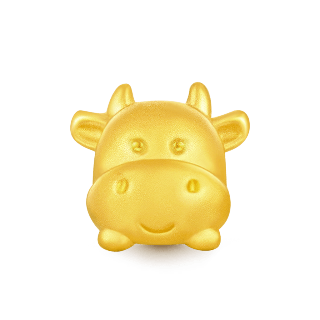 Gnoce Gold Guardian Cow Lucky Charm_1