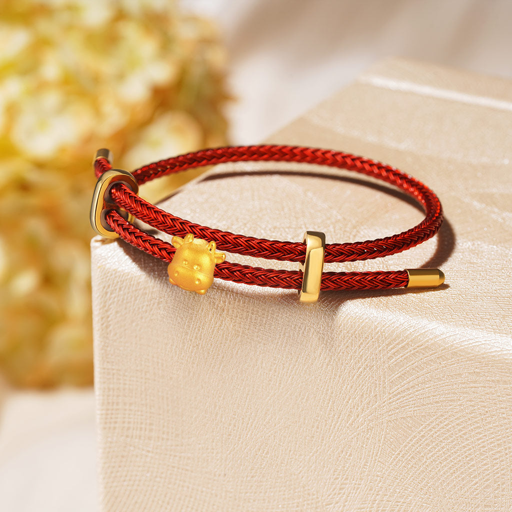 Gnoce Gold Guardian Cow Lucky Charm_2