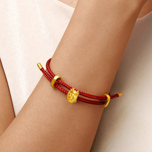 Gnoce Zodiac Gold Dragon Attract Fortune Charm_4