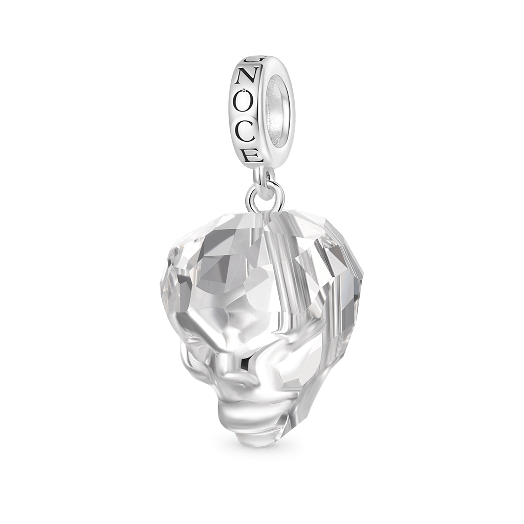 Gnoce Halloween Crystal Skull Pendant Dangle Charm_1