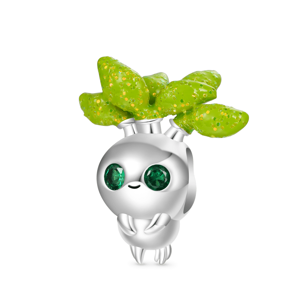 Gnoce Cute Elf Potted Plant Double-layer Charm_3