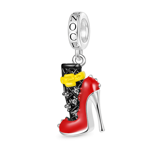 Gnoce Fishnet High Heel Pendant Dangle Charm_1