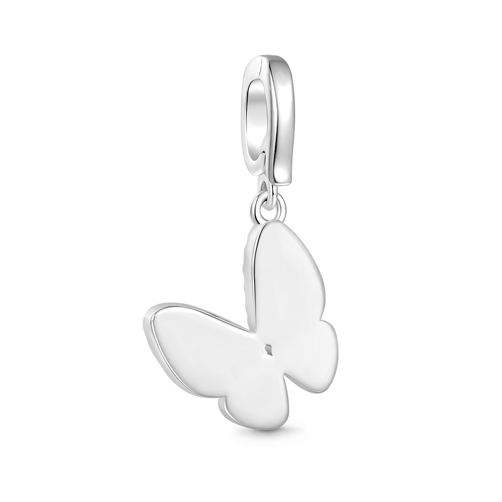 Gnoce Shiny Blue Butterfly Clasp Clusters Charm_2