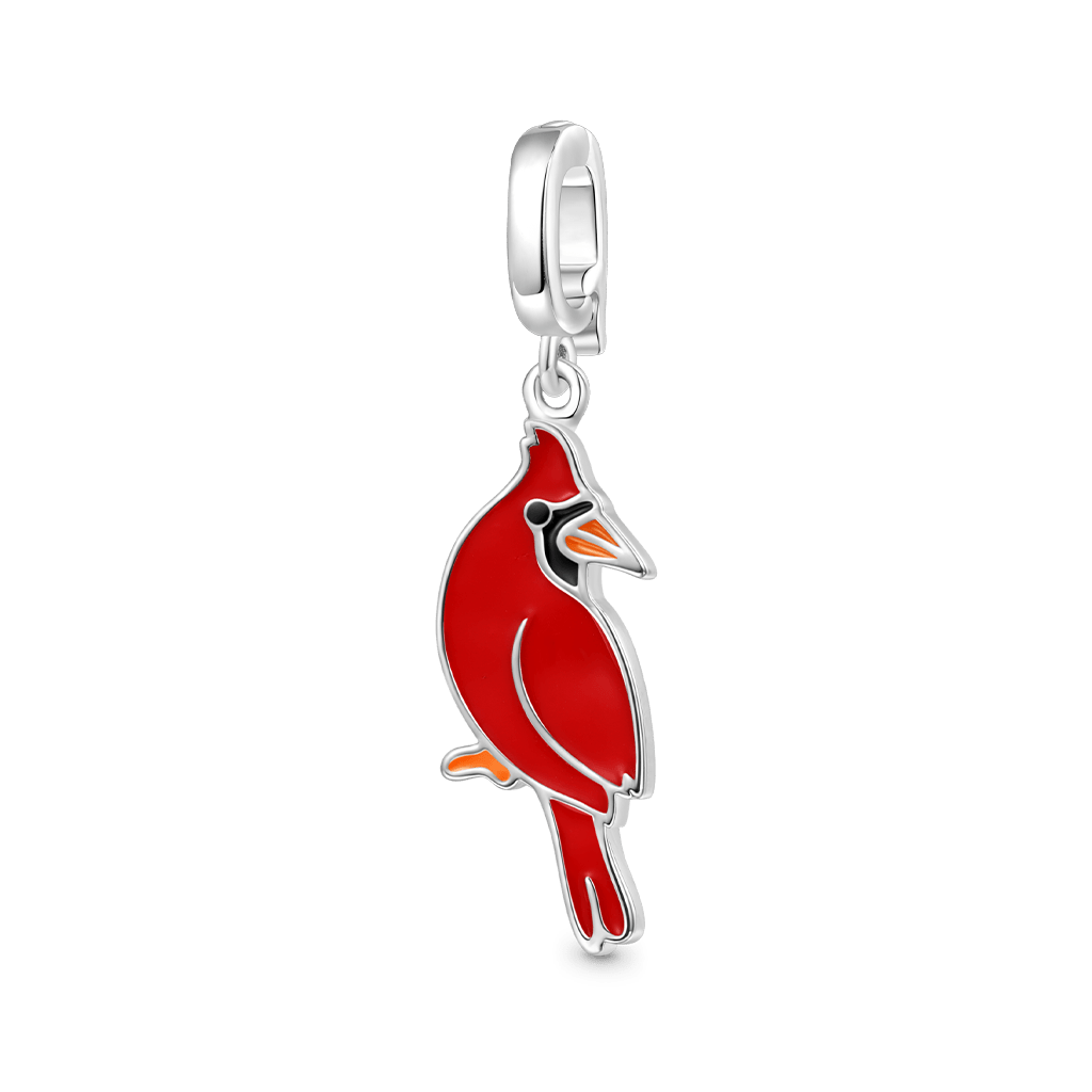 Gnoce Red Parrot Clasp Clusters Charm_1