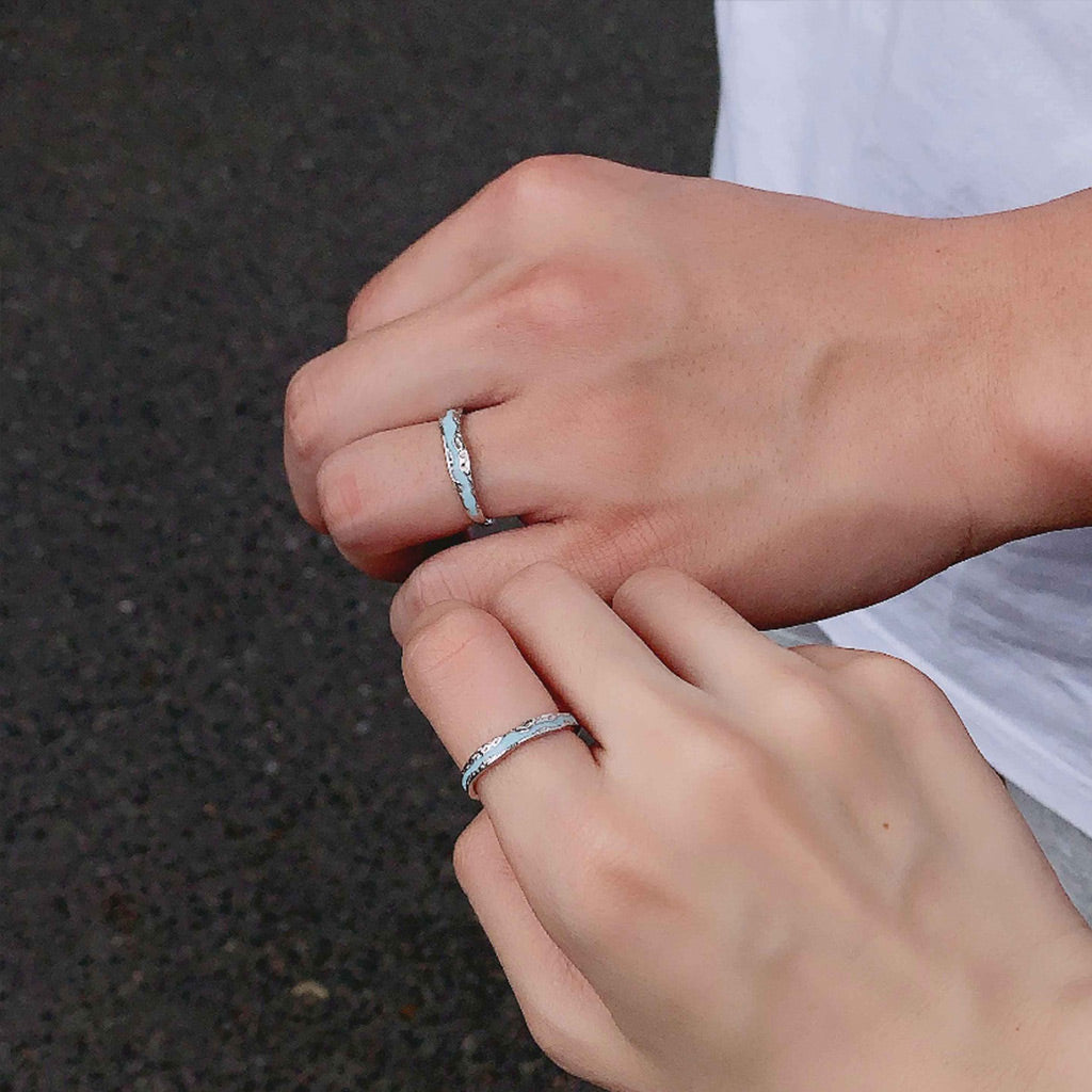 Gnoce ‘Light Years Away’ Adjustable Luminous Couple Rings_5