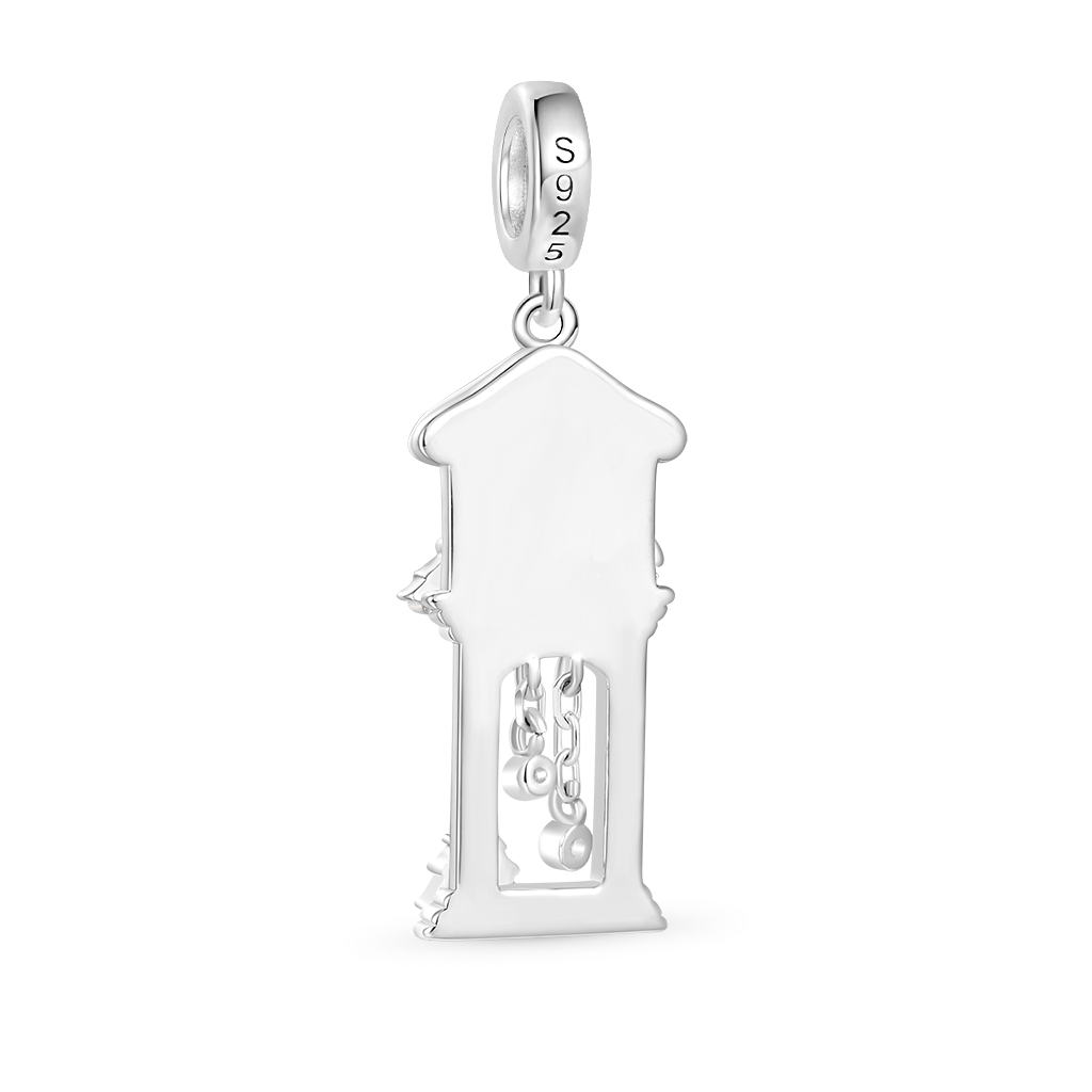 Gnoce Christmas Pendulum Clock Pendant Dangle Charm_2