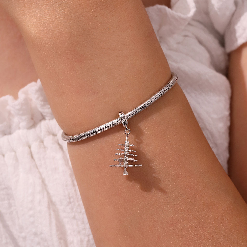 Gnoce Christmas Snowflake Tree Pendant Dangle Charm_5