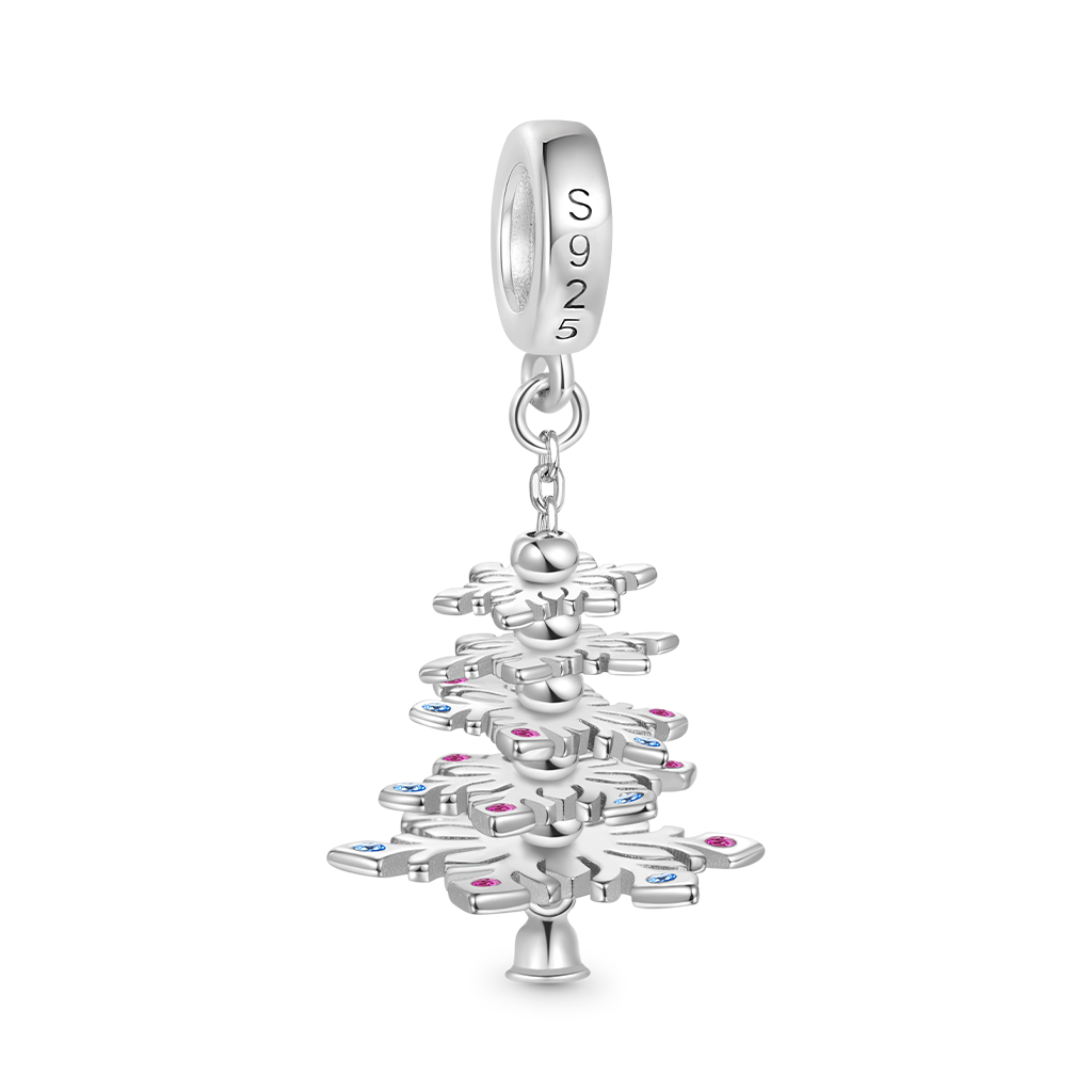 Gnoce Christmas Snowflake Tree Pendant Dangle Charm_2