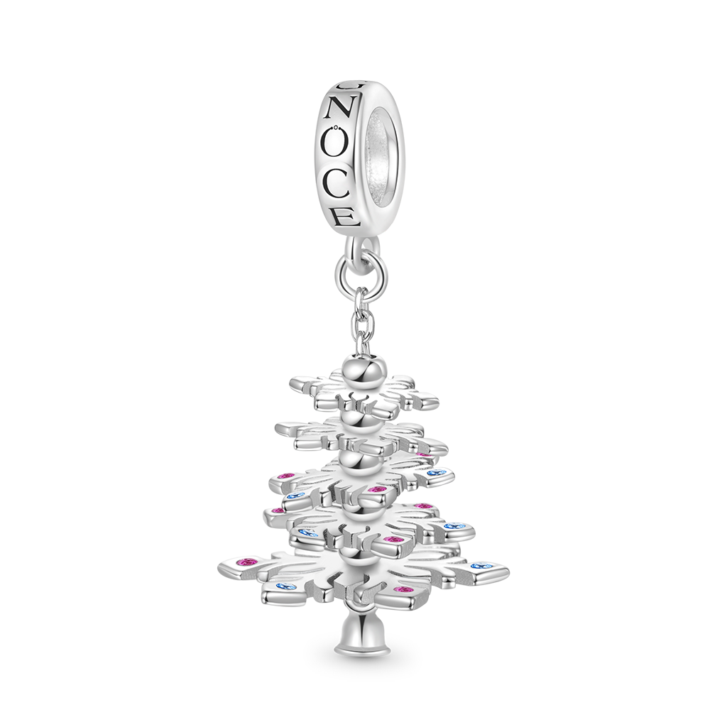 Gnoce Christmas Snowflake Tree Pendant Dangle Charm_1