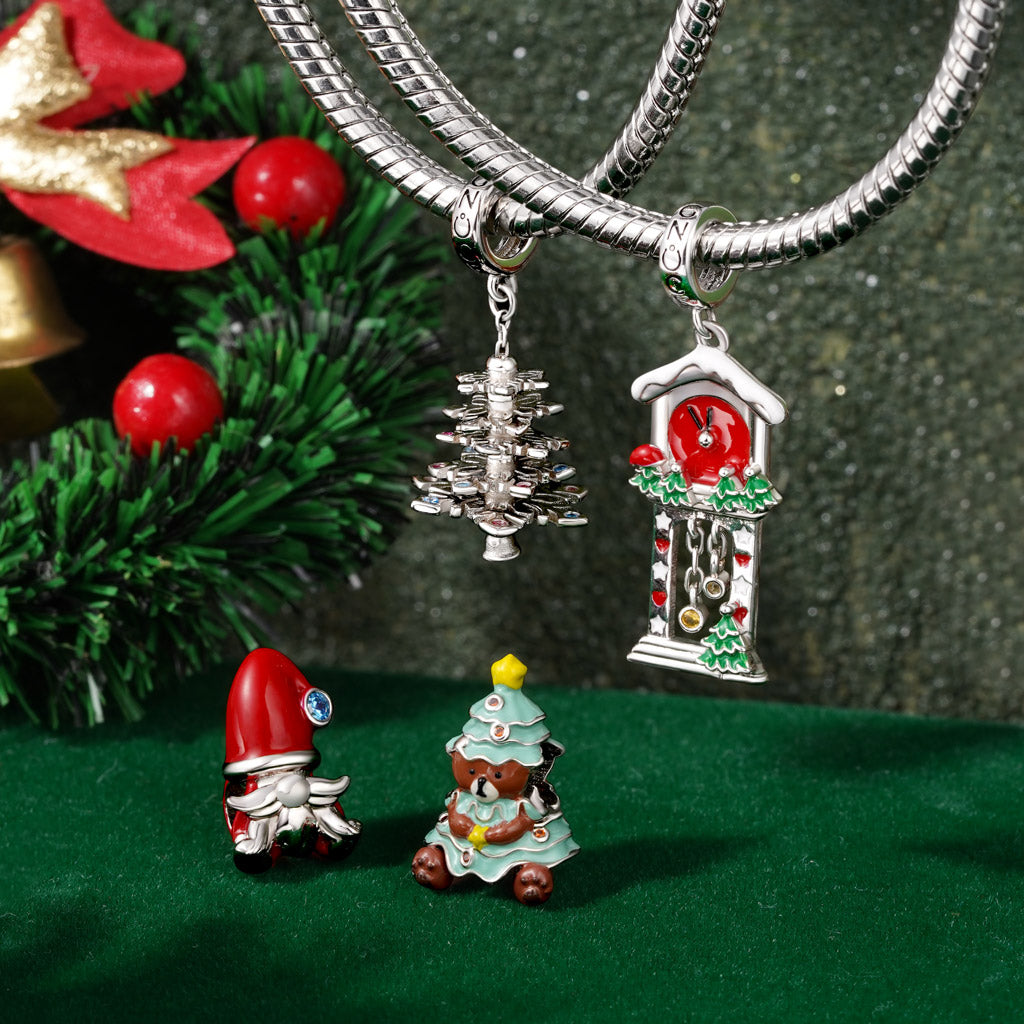 Gnoce Christmas Gnome Santa Claus Charm_3
