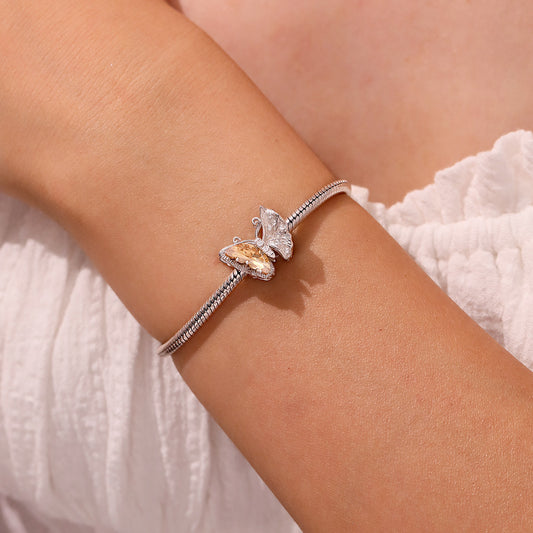 Gnoce Forest Romantic Golden Butterfly Charm_4