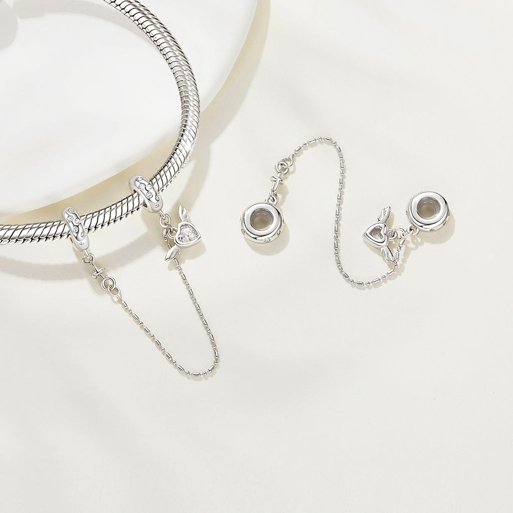Gnoce Dream Love Wings Safety Chain Charm_3