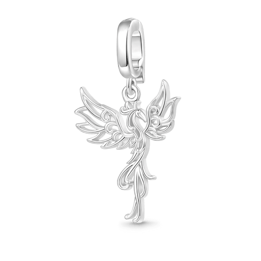 Gnoce Sterling Silver Phoenix Clasp Clusters Charm_1