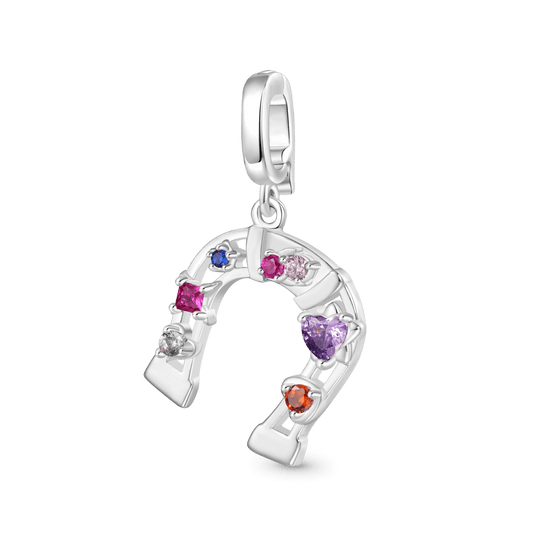 Gnoce Lucky Horseshoe Clasp Clusters Charm_1