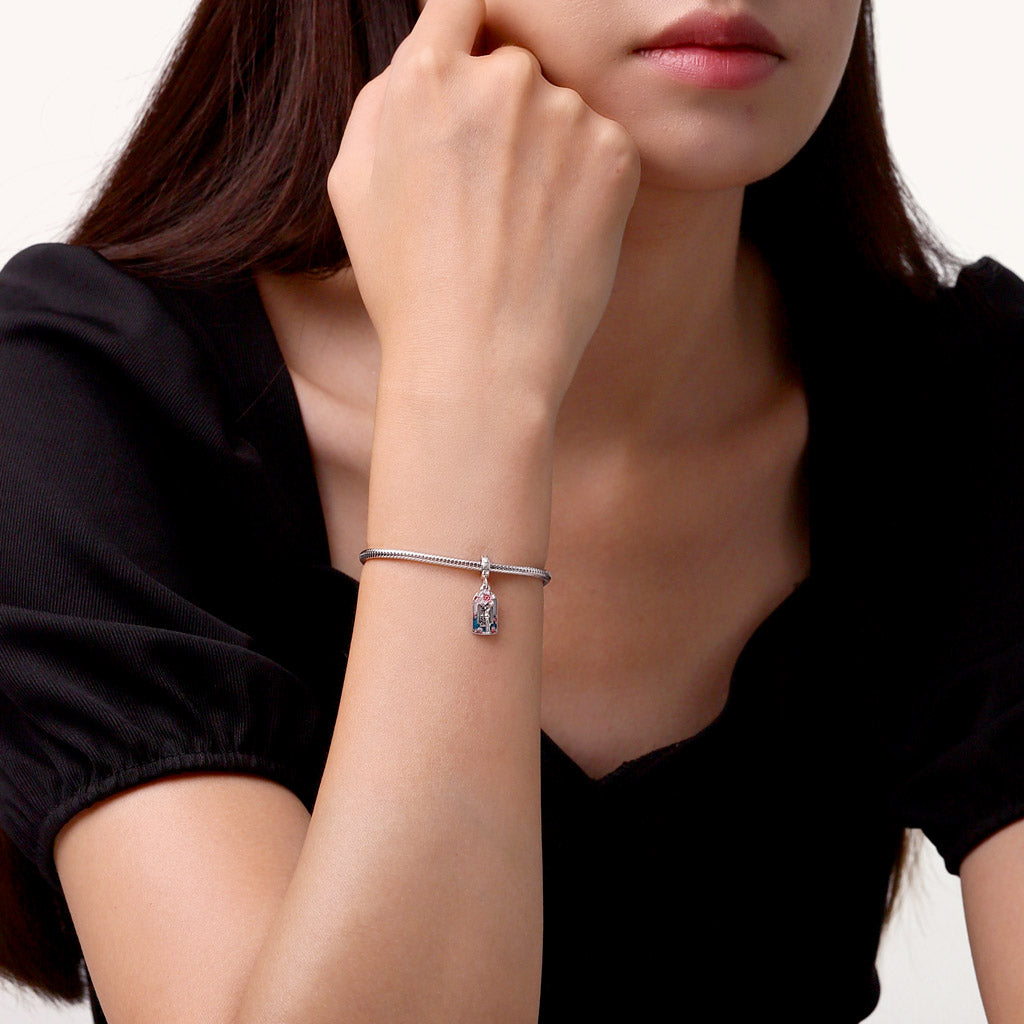 Gnoce Lucky Amulet Ukiyo-e Cherry Blossom Pendant Dangle Charm_4