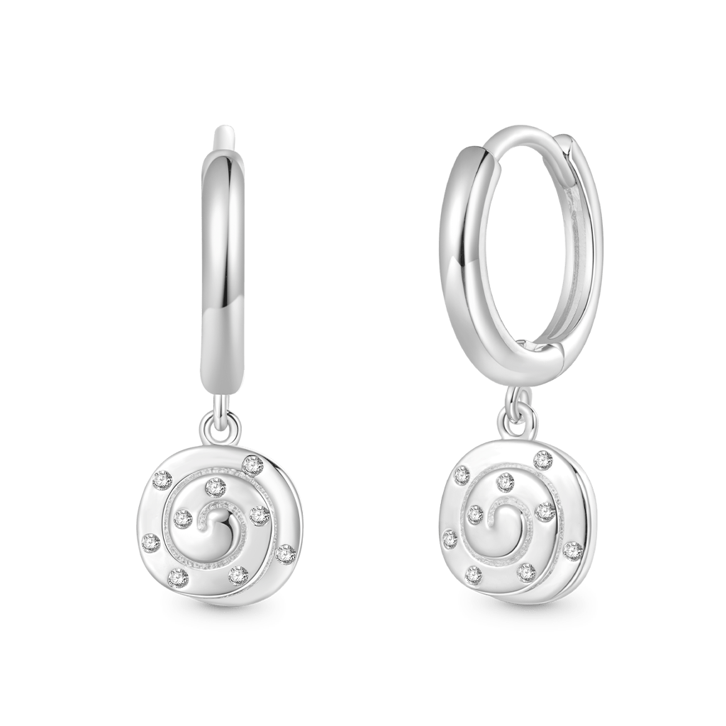 Gnoce Cinnamon Bun Hoop Earrings_1