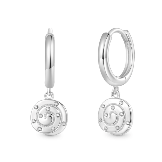 Gnoce Cinnamon Bun Hoop Earrings_1