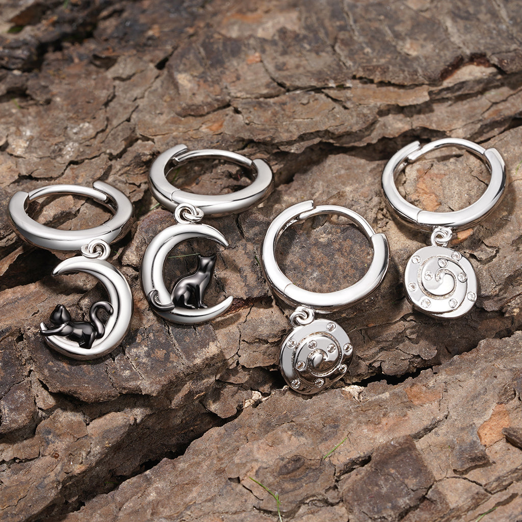 Gnoce Cinnamon Bun Hoop Earrings_3