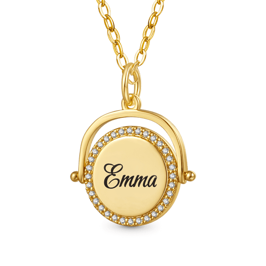 Gnoce Personalized Fidget Toy Anti Anxiety Necklace_1