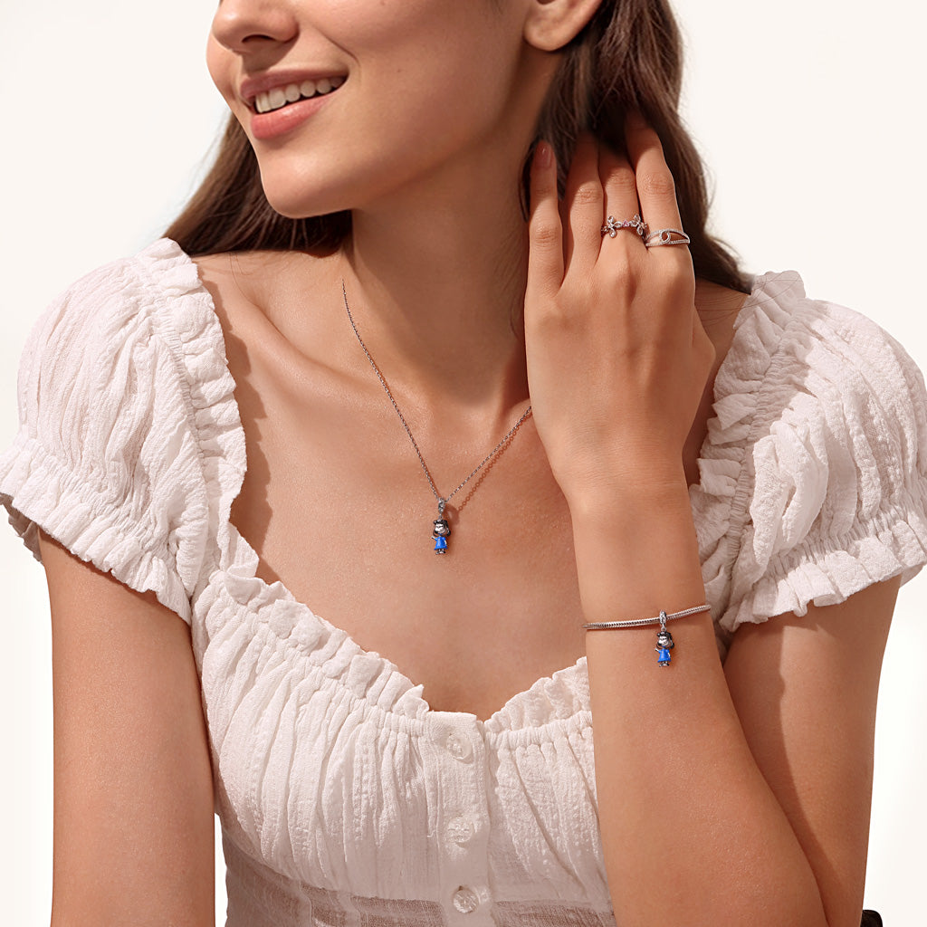 Gnoce Peanuts Lucy Pendant Dangle Charm_5