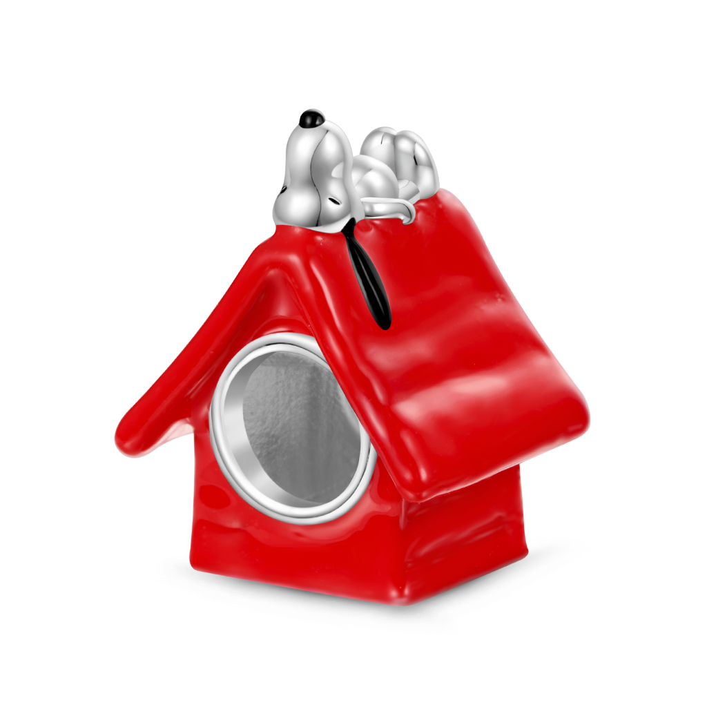 Gnoce Peanuts Snoopy Dog House Charm_1