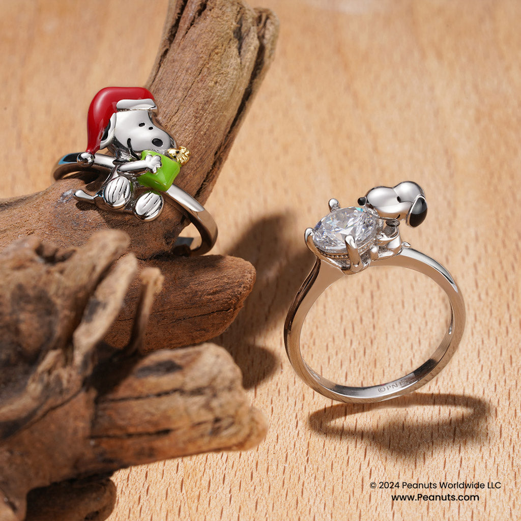 Gnoce Peanuts Christmas Snoopy Ring_4