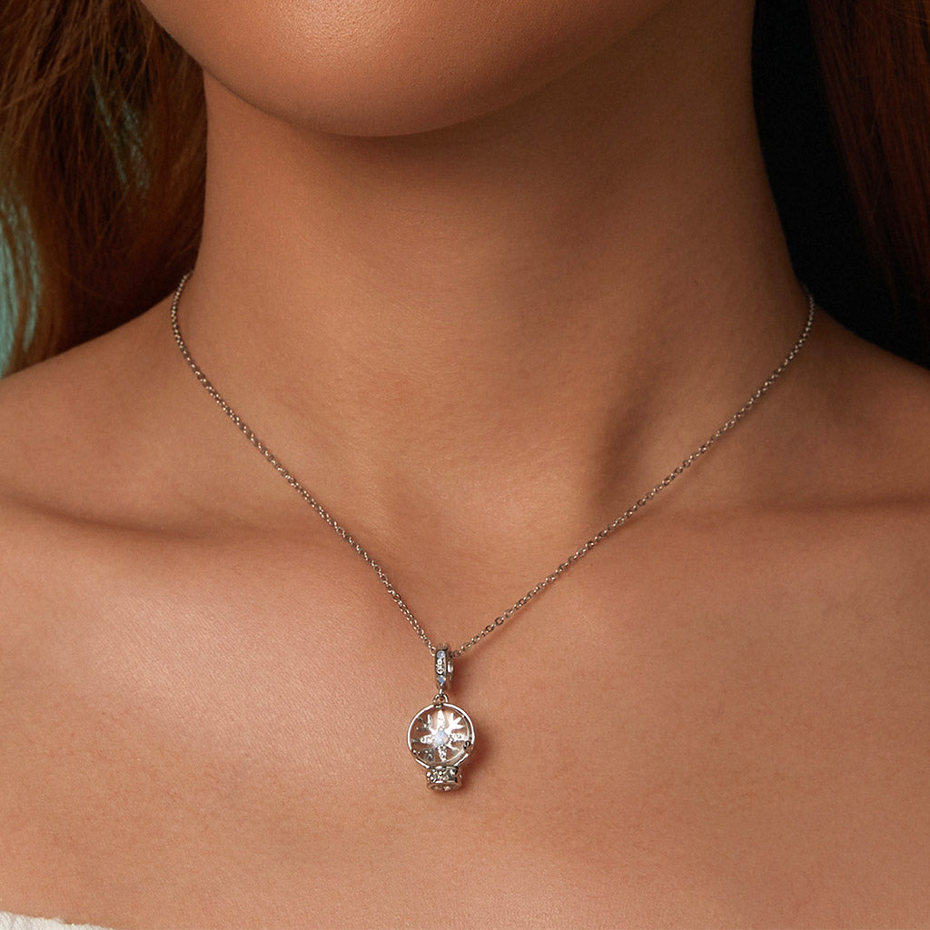 Gnoce Christmas Snowflakes Crystal Ball Pendant Dangle Charm_4