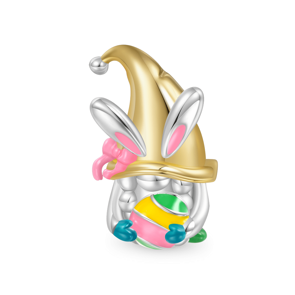 Gnoce Easter Bunny Gnome Hug Egg Charm_1