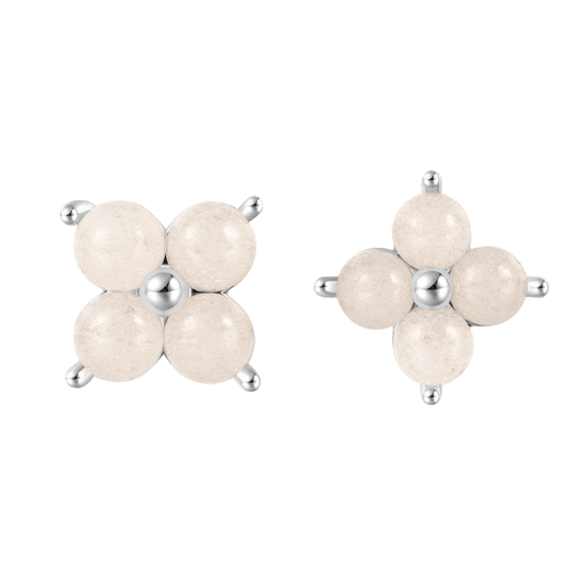 Gnoce Glow-in-the-Dark Petal Flower Stud Earrings_1