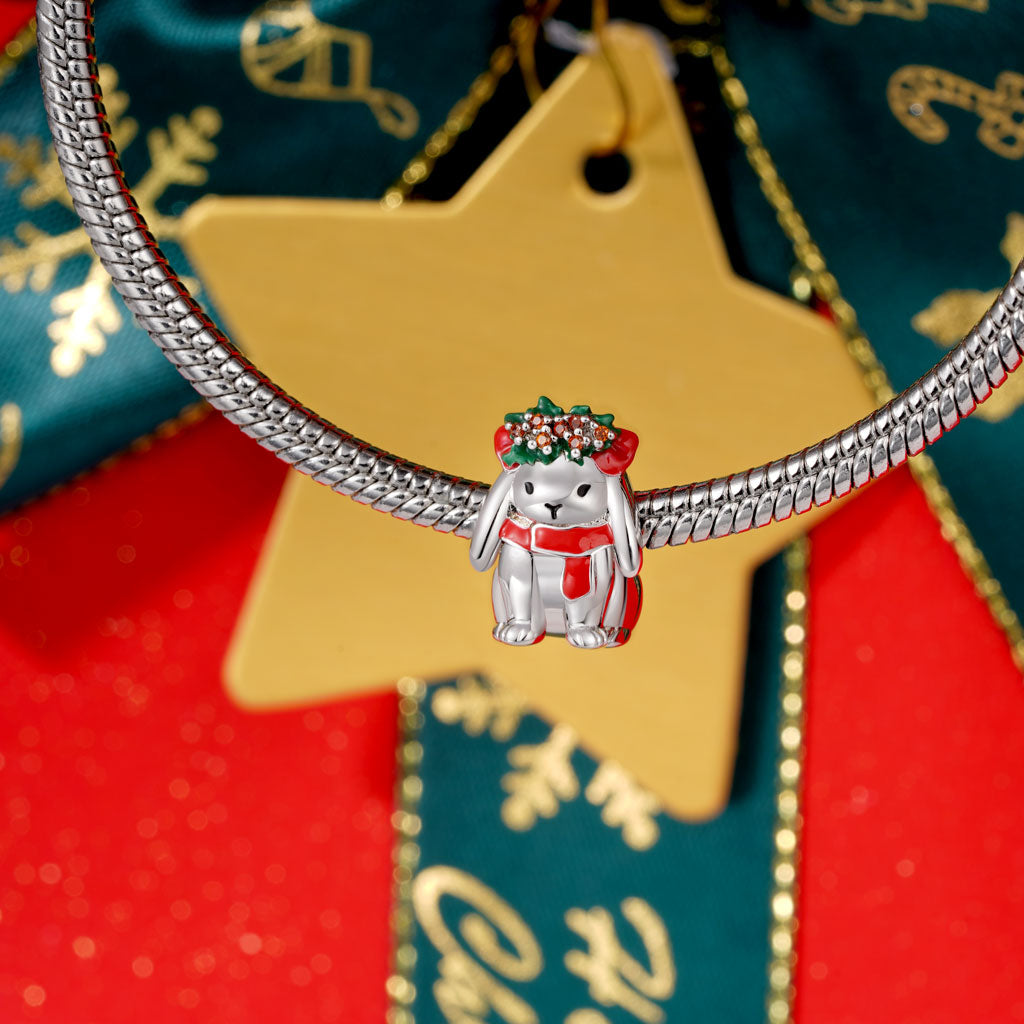 Gnoce Christmas Bunny Charm_3