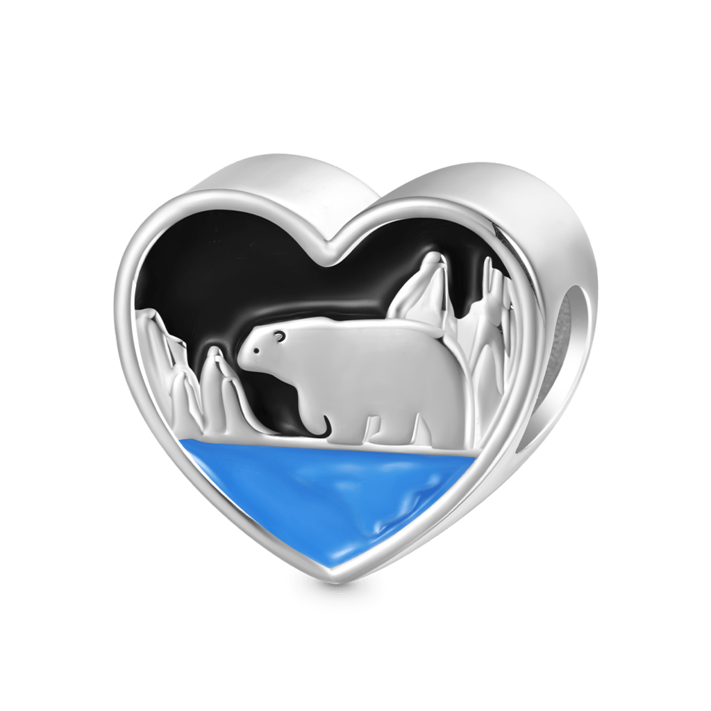 Gnoce Polar Bear Engravable Love Charm_1