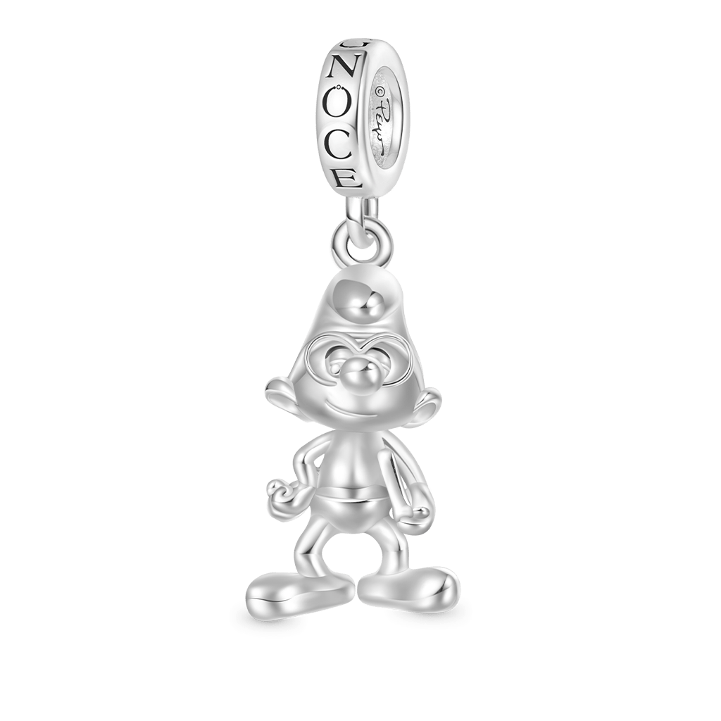 Gnoce Brainy Smurf Pendant Dangle Charm_1