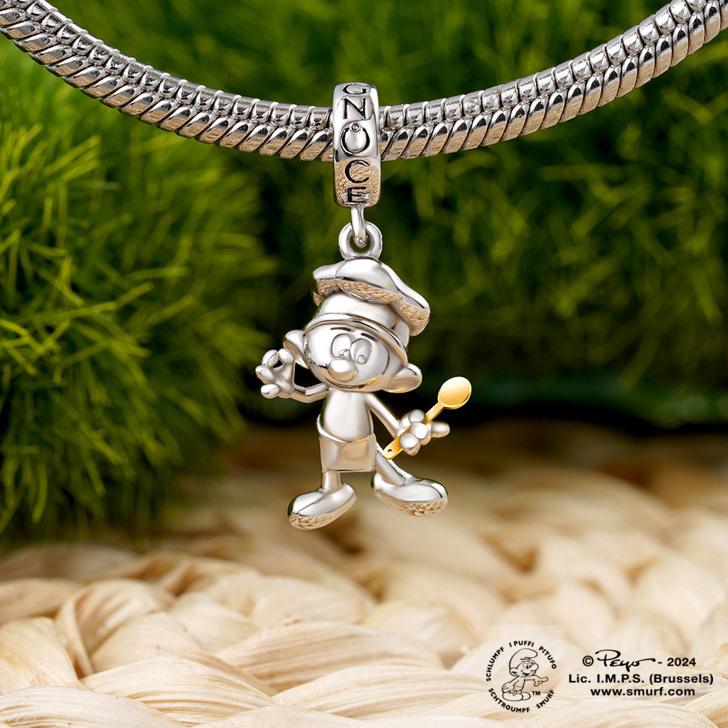 Gnoce Cook Smurf Pendant Dangle Charm_3