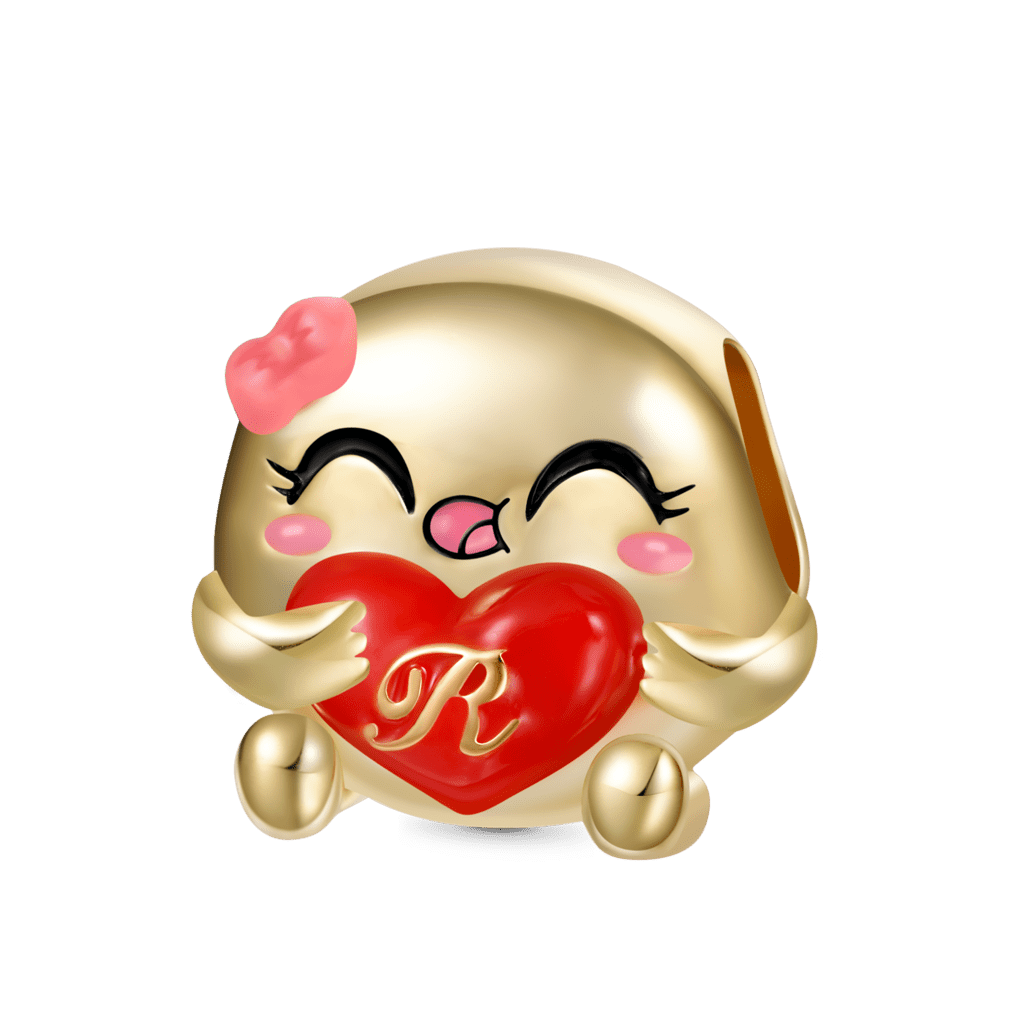 Gnoce Pancake Initial Letter Personalized Charm_1