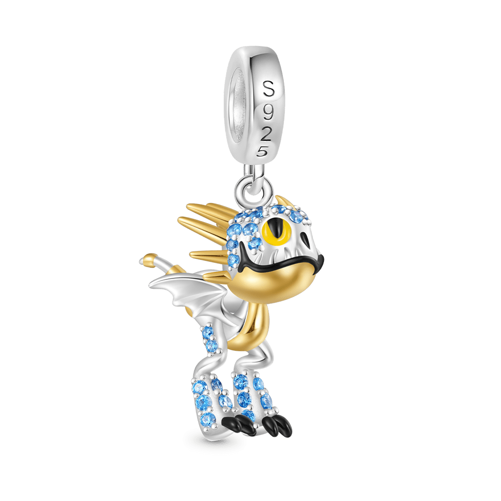 Gnoce Deadly Nadder Dragon Pendant Dangle Charm_2