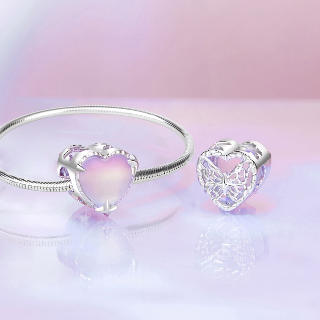 Gnoce Aurora Dream Butterfly Heart Charm_4