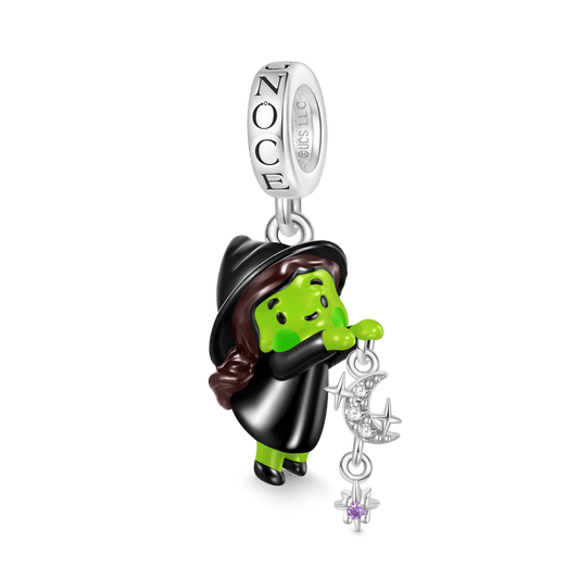 Gnoce Wicked Green Skin Witch Elphaba Pendant Dangle Charm_1