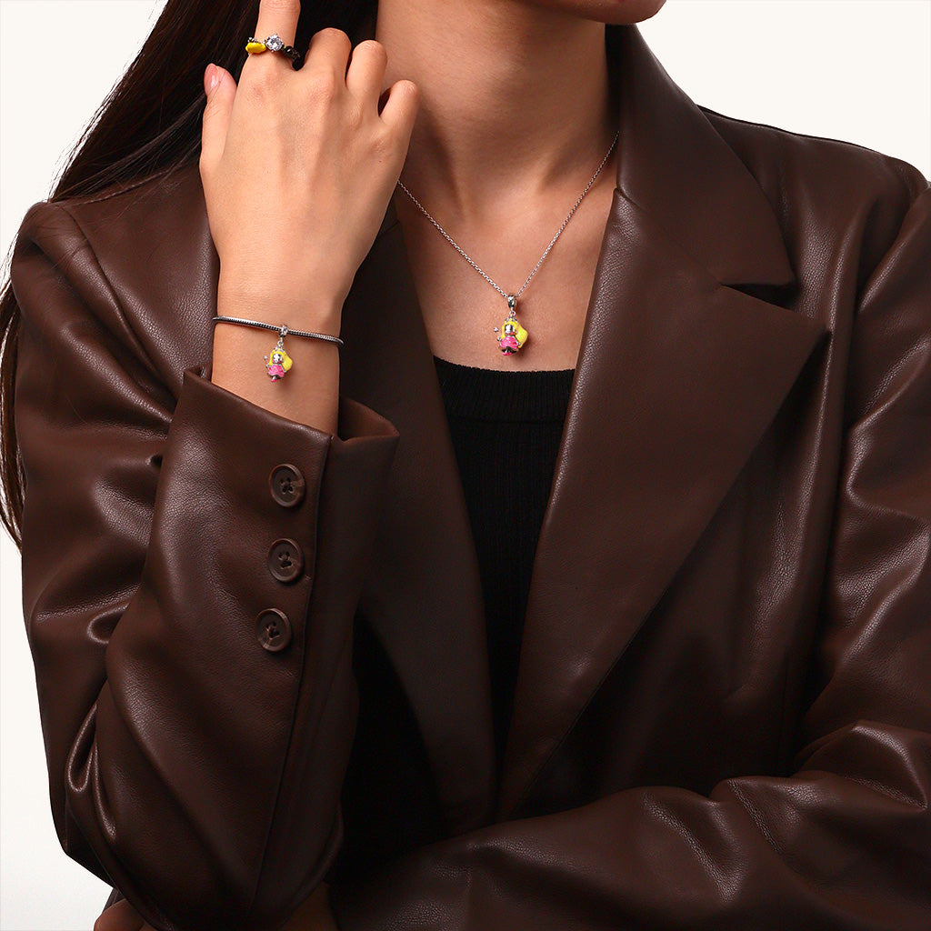 Gnoce Wicked Glinda the Good Witch Pendant Dangle Charm_5