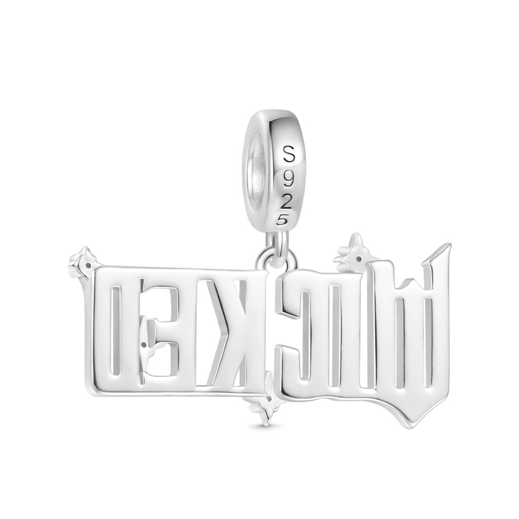 Gnoce Wicked Official Logo Letter Pendant Dangle Charm_2