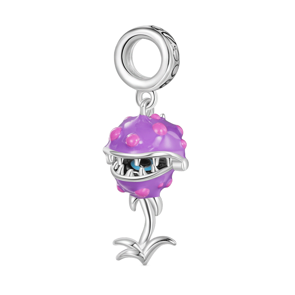 Gnoce Openable Piranha Eyeball Pendant Dangle Charm_1