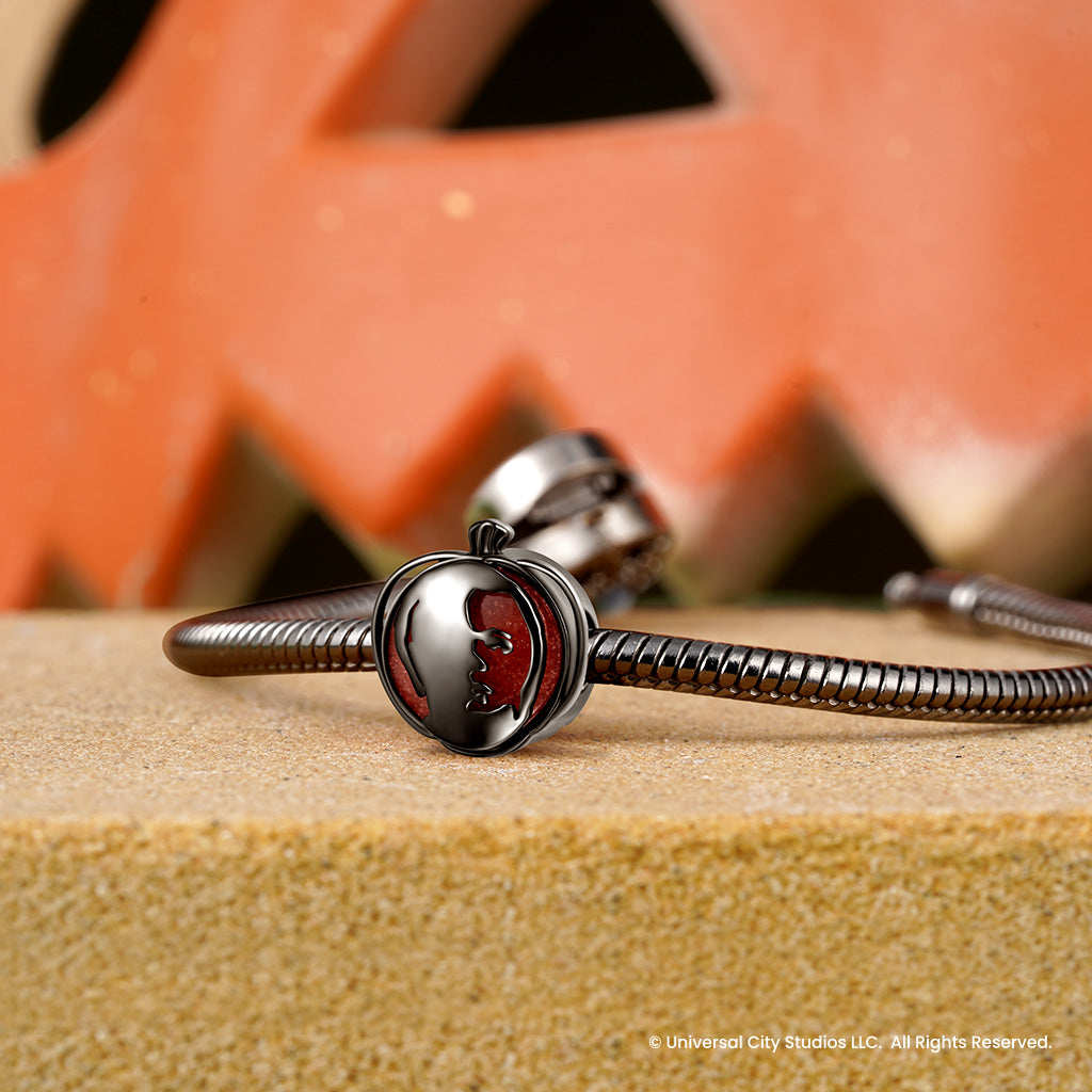 Gnoce Halloween Michael Myers Pumpkin Silhouette Charm_3