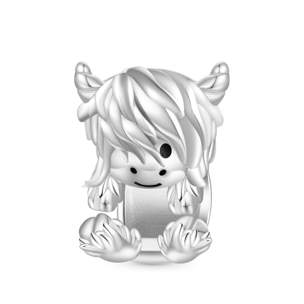 Gnoce Cute Scottish Highland Cow Charm_1
